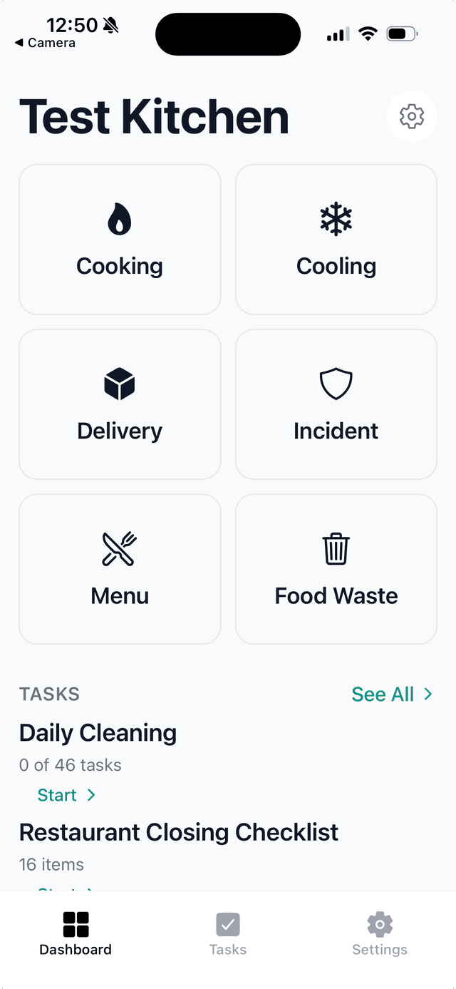 Reko mobile dashboard
